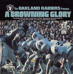 1976 Oakland Raiders A Crowning Glory CD NEW  