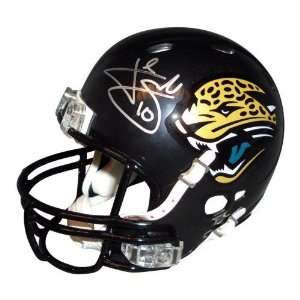  Josh Scobee Autographed Mini Helmet   Autographed NFL Mini 