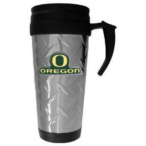  Oregon Ducks Diamond Plate Travel Mug   NCAA College 