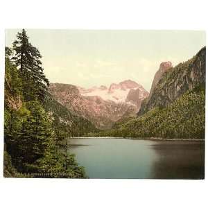  Photochrom Reprint of Gosausee and Dachstein, Upper 