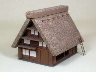 Japanese House rafter roof 1/150 N scale Sankei MP03 18  
