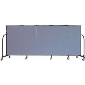  4ft High Five Panel Portable Room Divider by Screenflex 