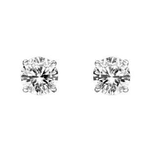   50ct tw Studs set in 14k Gold GH SI Quality Round Diamonds Jewelry