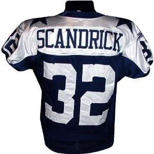Orlando Scandrick #32 2008 Cowboys Game Used Throwback Jersey (Size 46 