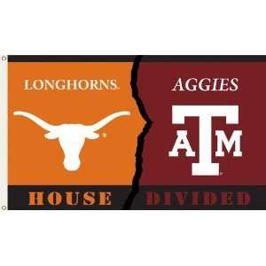   College Flag   Texas   Texas A & M House Divided