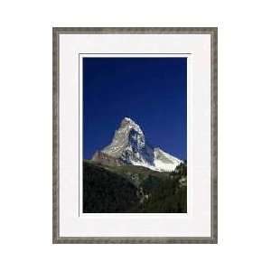  Snowdusted Peak Of The Matterhorn Switzerland Framed 