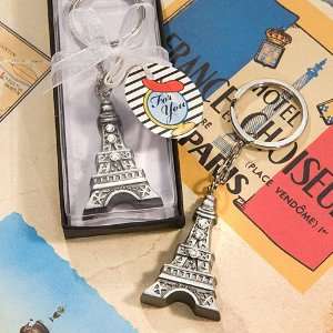  Love in Paris Collection Eiffel Tower key chain favors 