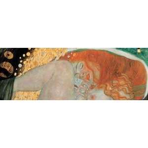 Danae (detail) Gustave Klimt. 54.00 inches by 18.88 inches. Best 