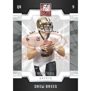  Drew Brees   New Orleans Saints   2009 Donruss Elite NFL 