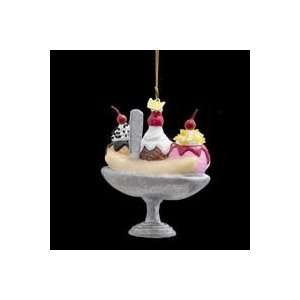 New   Pack of 8 Noble Gems Ice Cream Sundae Christmas Ornaments by 