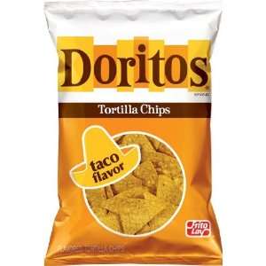  Doritos Taco Flavored Tortilla Chips, 12 oz Bags (Pack of 