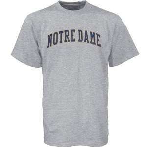 Notre Dame Fighting Irish Ash Arch T shirt Sports 
