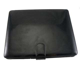 Black Leather Case Cover Housing for Tablet PC iPad  