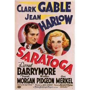Saratoga Movie Poster (11 x 17 Inches   28cm x 44cm) (1937) Style A 