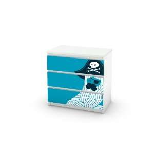    PIRATE Decal for IKEA Malm Dresser 3 Drawers