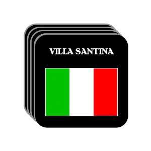  Italy   VILLA SANTINA Set of 4 Mini Mousepad Coasters 