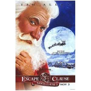  Santa Clause 3   Escape Clause   27x40 Original Movie 