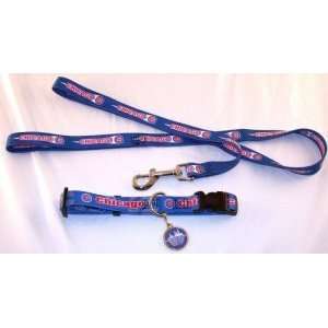  Chicago Cubs Pet Set Dog Leash Collar ID Tag SMALL Sports 