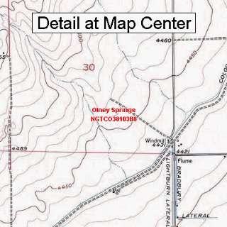   Map   Olney Springs, Colorado (Folded/Waterproof)
