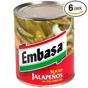 Embasa Sliced Jalapenos in Escabeche Grocery & Gourmet Food