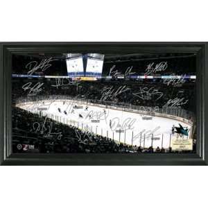  San Jose Sharks NHL Signature Rink Arena Framed Art 