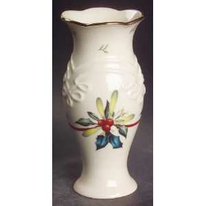  Lenox China Winter Greetings 5 Bud Vase, Fine China 