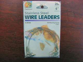 New 20 Lb. Danielson Stainless Steel Wire Leaders Qty 3  