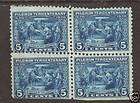 US #542 VF Block of 4. 2 MNH, 2 MLH