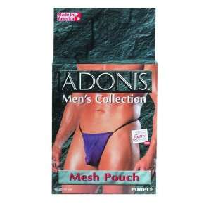 Bundle Adonis Mens Mesh Pouch  Purple and Aloe Cadabra Organic Lube 