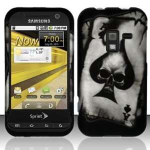 For Samsung Conquer 4G D600 (Sprint) Rubberized Spade Skull Design 