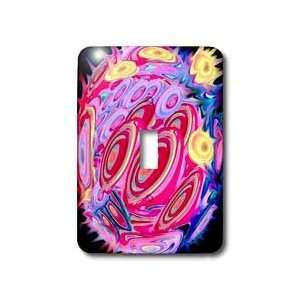 Jaclinart Abstract Space Sun Planet Fantasy Psychedelic   Surreal pink 