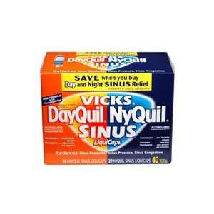  Vicks Dayquil Nyquil Sinus, LiquiCaps 40 ea Health 