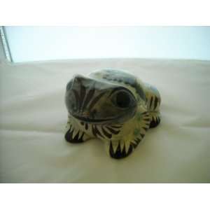  Mexican Frog Pottery Statue New 