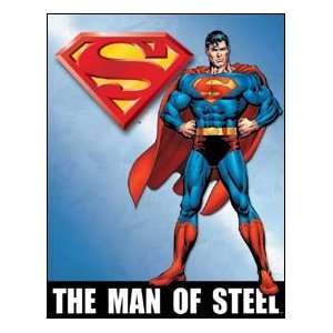  DC Comics Superman Man of Steel Tin Sign Everything 