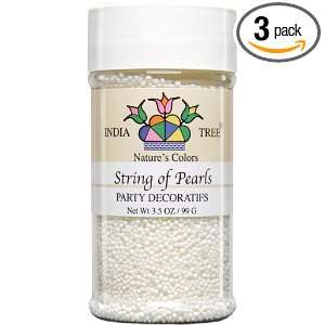 India Tree Decoratifs, String of Pearls, 3.5 Ounce (Pack of 3)  