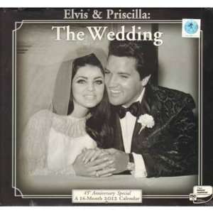 Elvis Presley And Priscilla Wedding 2012 Calendar   45th Anniversary 
