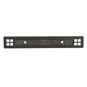   Value Series SZEL1 9 WN Weathered Nickel Zinc Cabinet Pull Backplate