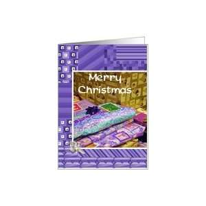  Merry Christmas   Wrapped Presents Card Health & Personal 