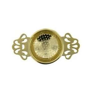  Gold Plated English Tea Strainer