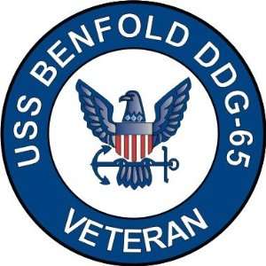  US Navy USS Benfold DDG 65 Ship Veteran Decal Sticker 5.5 