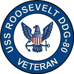  US Navy USS Roosevelt DDG 80 Ship Veteran Decal Sticker 3 