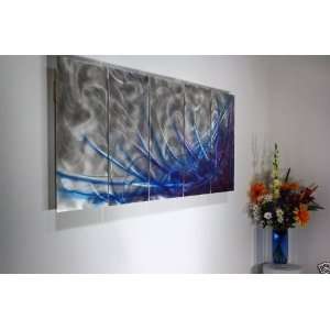  Abstract Metal Wall Art Featuring Painting on Metal 