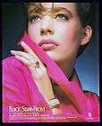 Vintage 1987 Black Starr & Frost Jewelry Store Jewelers Magazine Ad