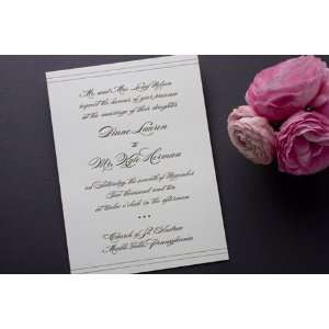 Classic Noir Allure Wedding Invitations by CECI Ne 