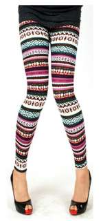 Nordic Snow Crystal Knitted Womens Leggings Tights, Comfy, Great 