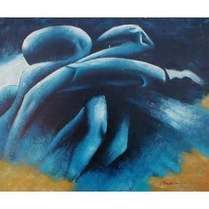  Art Reproduction Oil Painting Blue Orgy Classic 20 X 24 