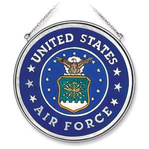  Amia 7127 Large Circle Suncatcher, Air Force, 6 1/2 Inch 
