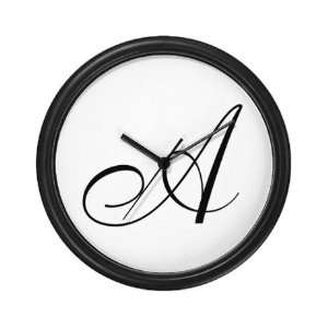  A Initial Black and White Decorative Wall Art Clock, 10 