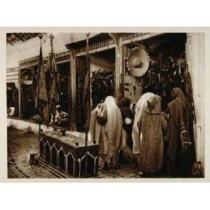1924 Saddlers Bazaar Saint Tomb Tunis Lehnert Landrock   Original 