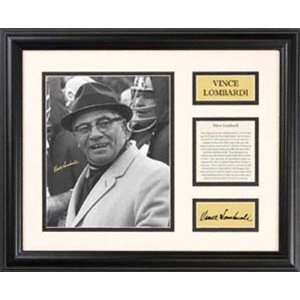  Vince Lombardi Green Bay Packers Framed 7 x 9 Photograph 